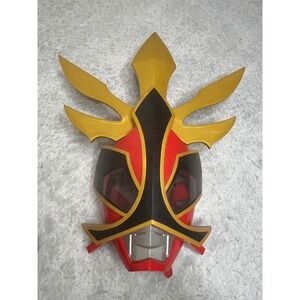 Bandai 2012 Power Rangers Super Samurai Red Ranger Shogun Mode Mask Toy Red Gold